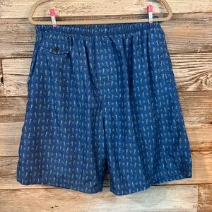 Nat Nast Teal Elastic Waist Shorts